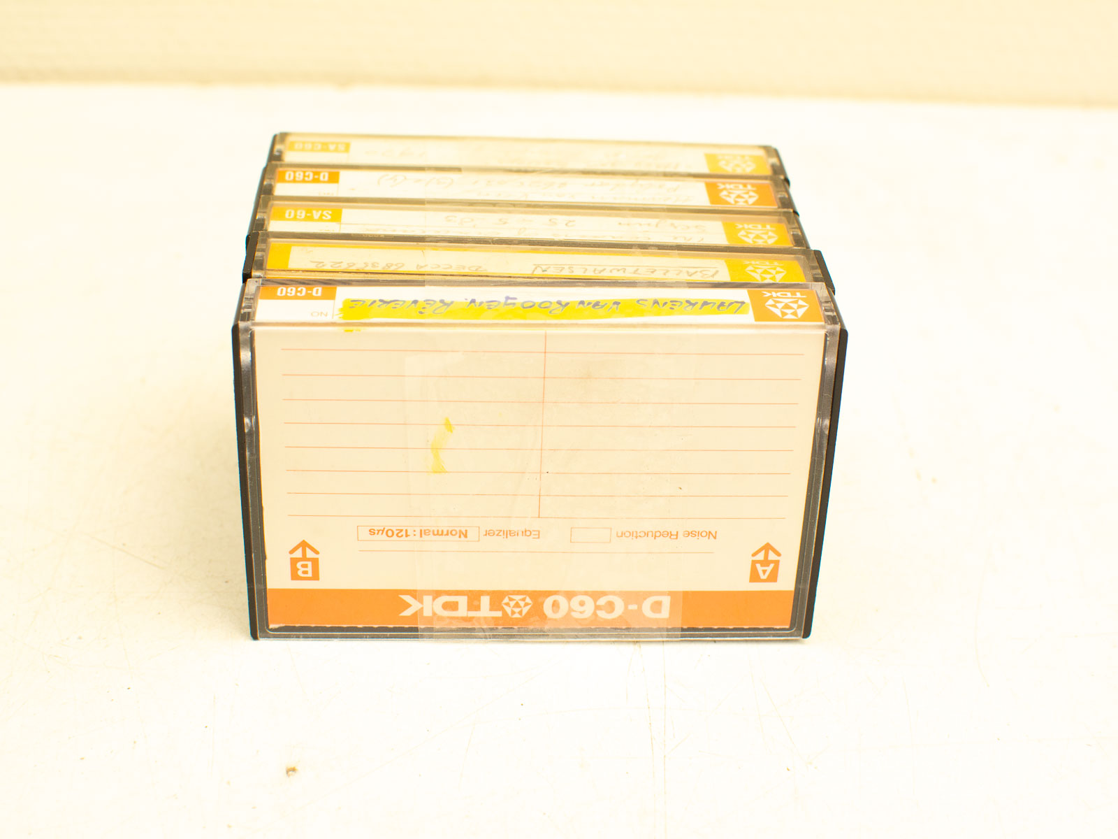 5 Tdk cassettebandjes 31357
