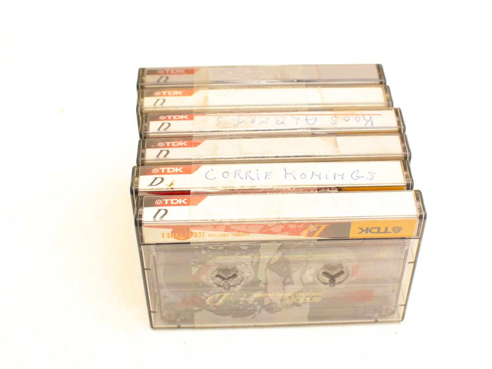 6 Tdk cassettebandjes  31374
