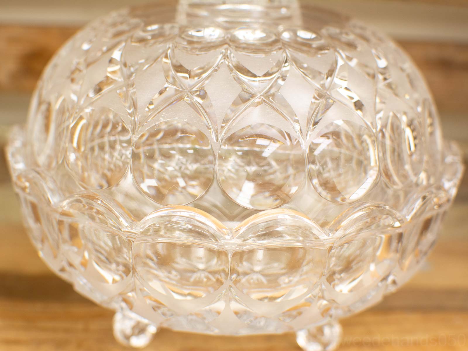 Glazen bon bon schaaltje diameter van de schaal  31995