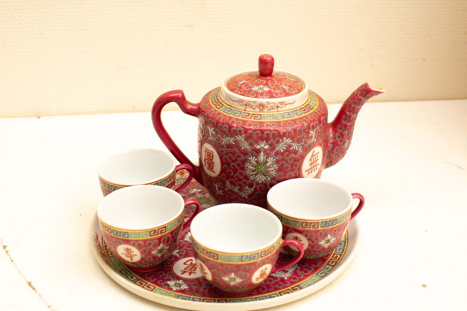 Porselijnen chineze thee servies 31810