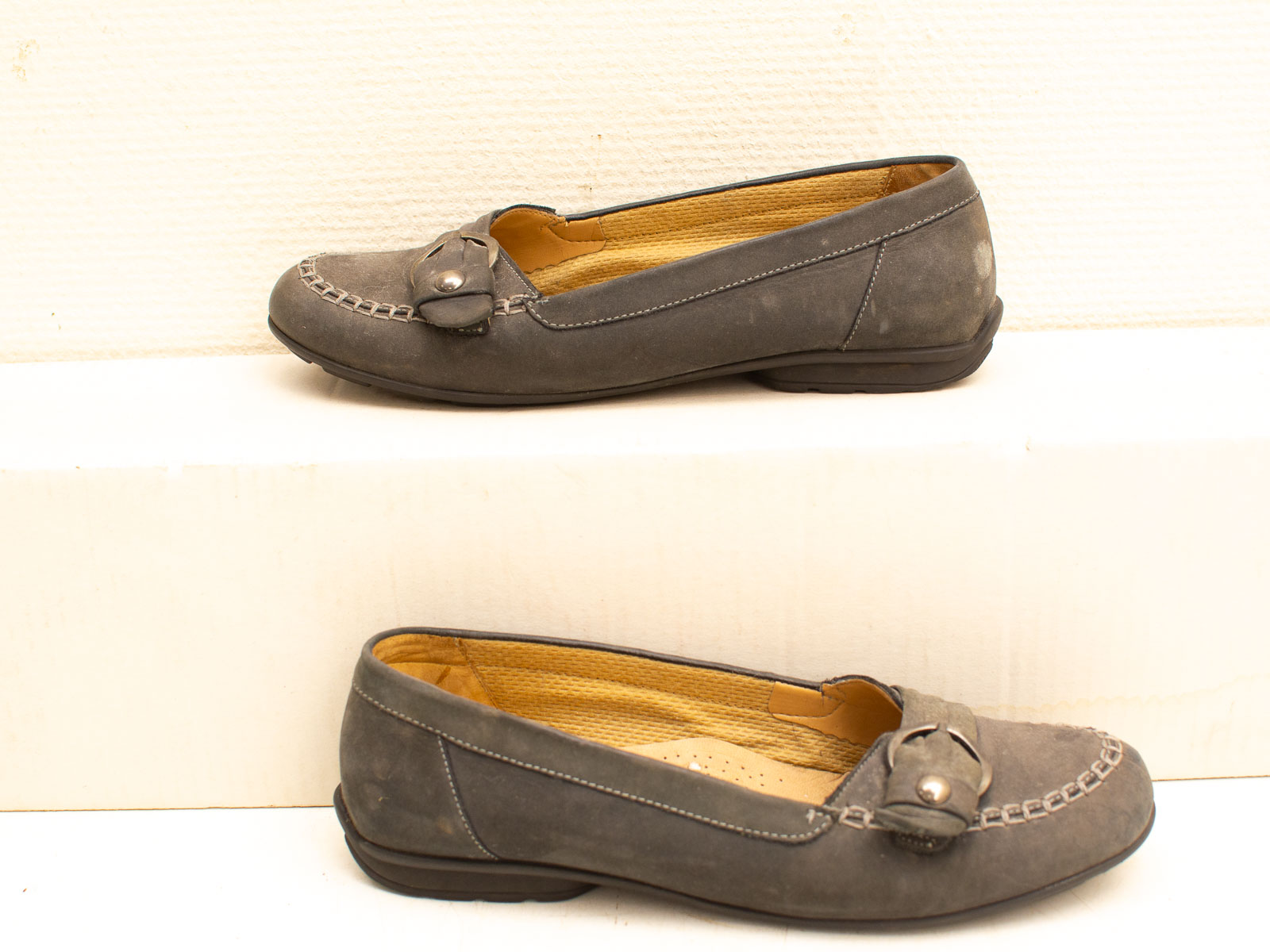 Cabor suede dames instapper  32331