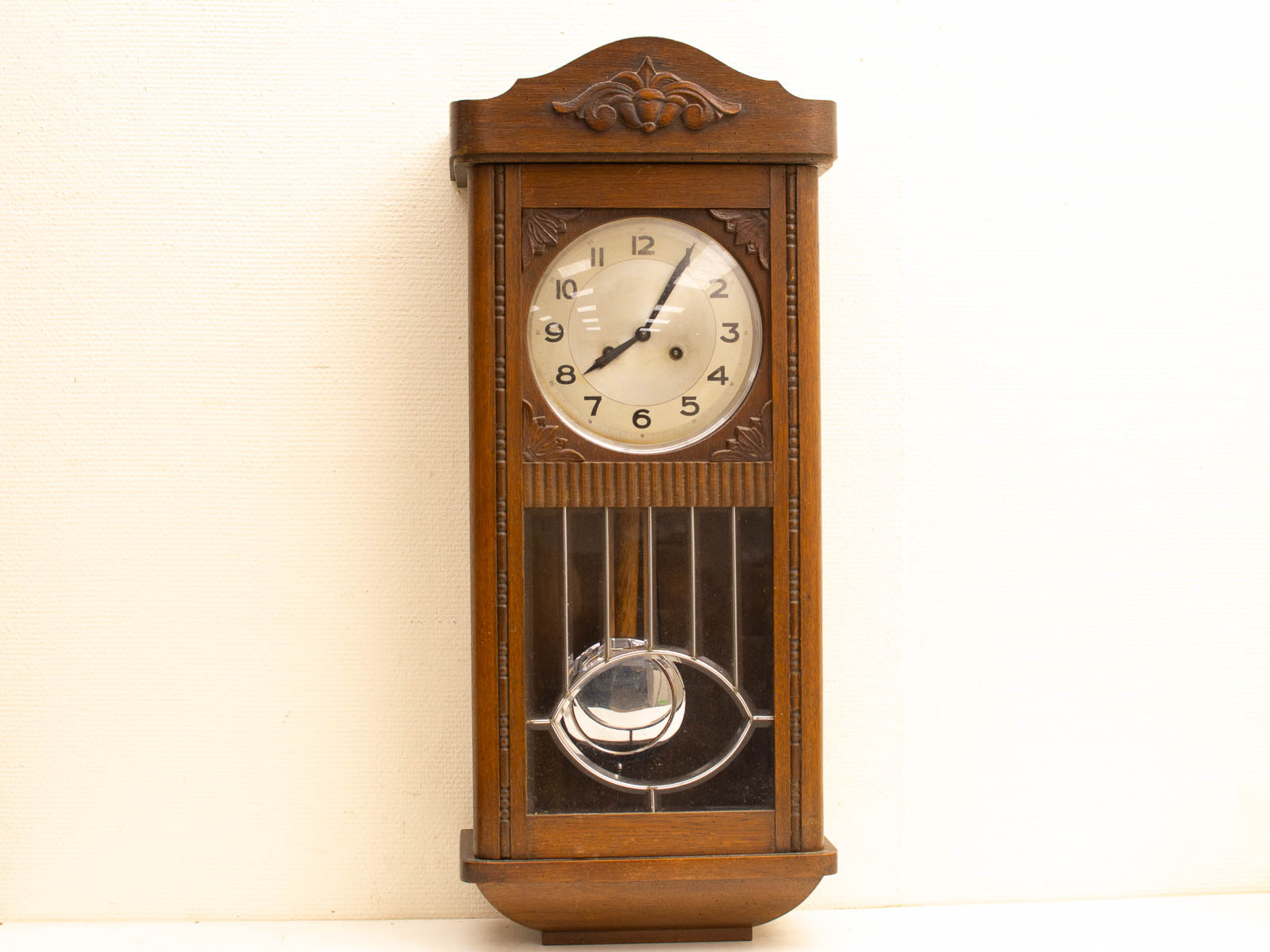 Houten wandklok 32541