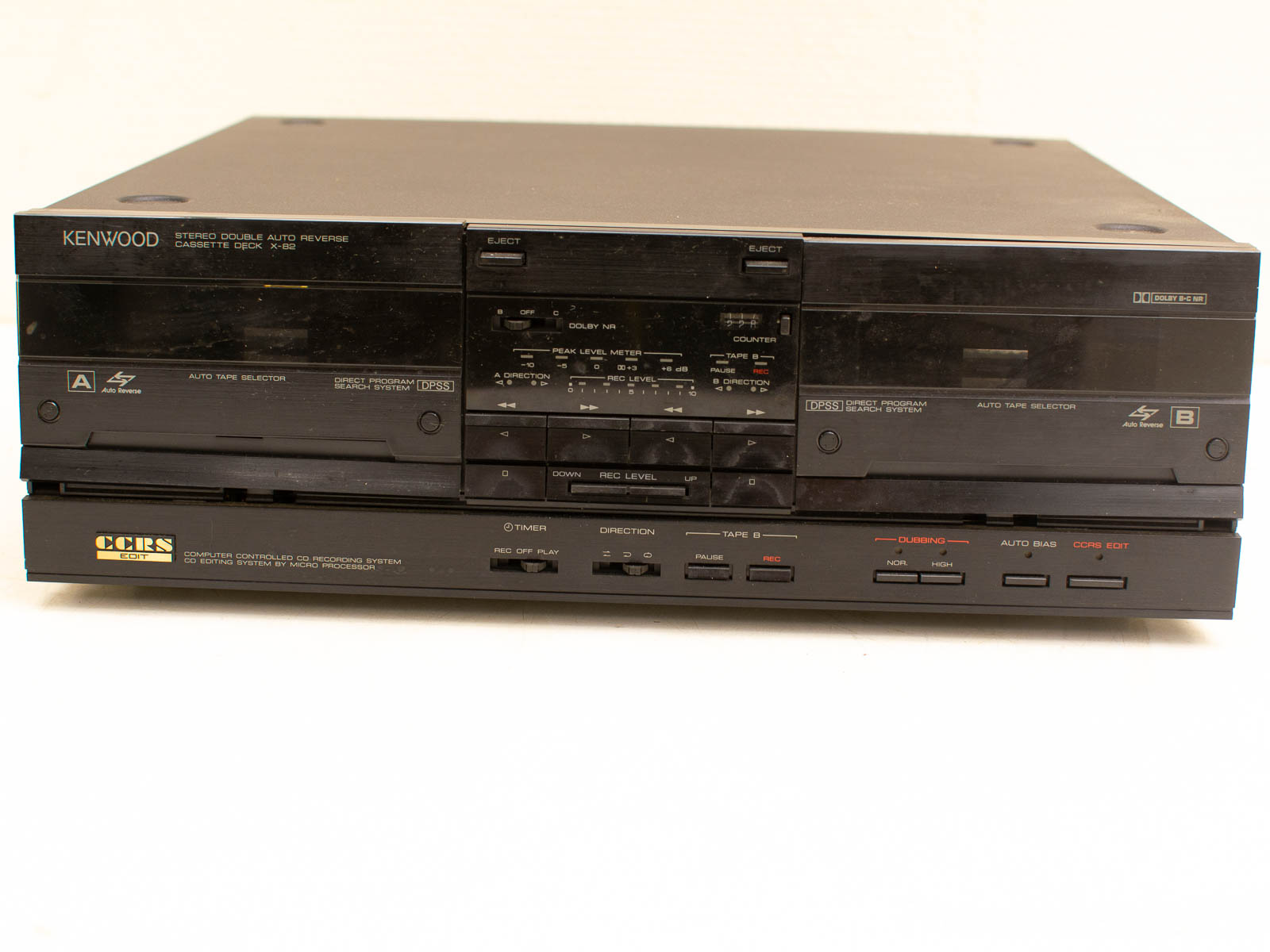 Kenwood double auto reserve cassette deck x 82 32120