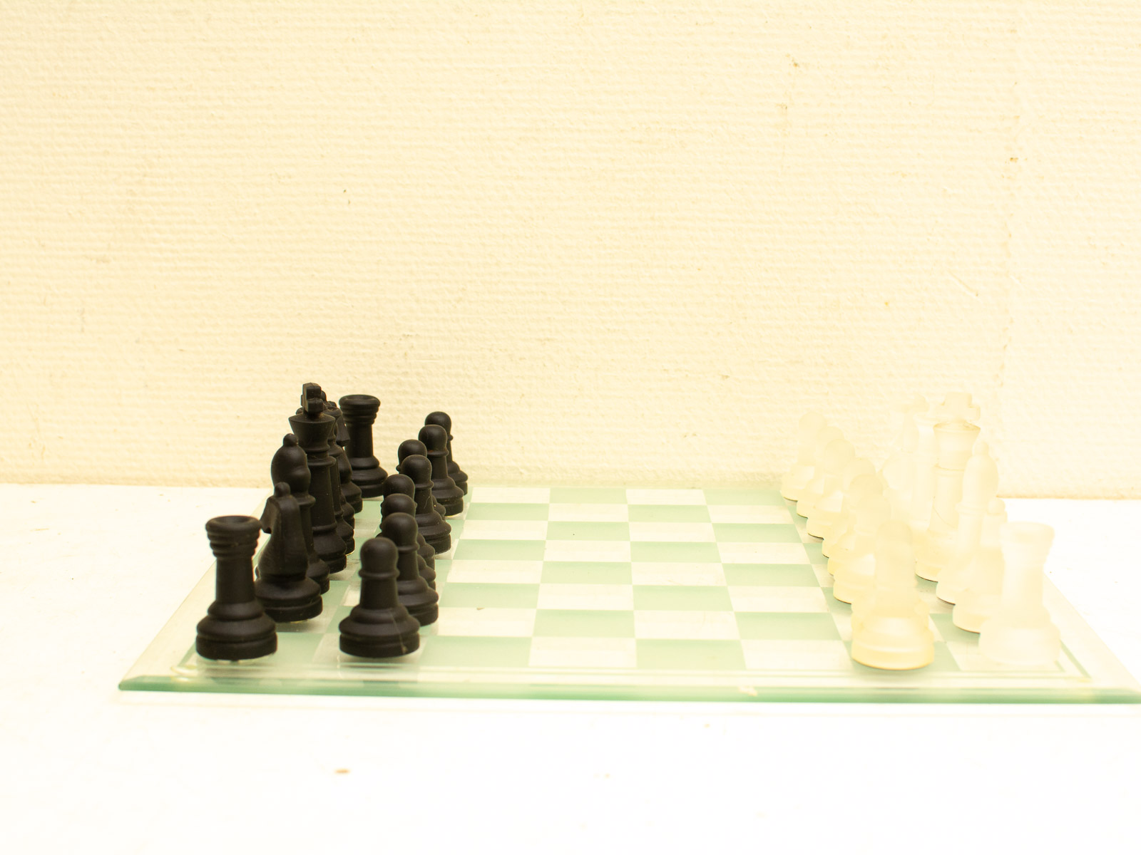 schaakspel van glas 32737
