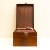 vintage platenspeler in houten koffer 36650