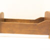Minimalist wooden storage box with rustic charm for organizing books, crafts, or toys.