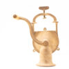 Antique brass bellows with elegant design, perfect for igniting fires and enhancing fireplaces.