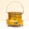 Antique brass heater with elegant design and warm patina, perfect for vintage-inspired decor.