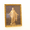 Serene religious figure in ornate gold frame, inviting peace and reflection in any space.