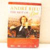André Rieu: The Best of Live Concerts DVD cover featuring vibrant performances and classical favorites.