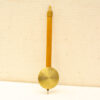 Elegant vintage wooden drafting tool with polished brass fittings for design enthusiasts.