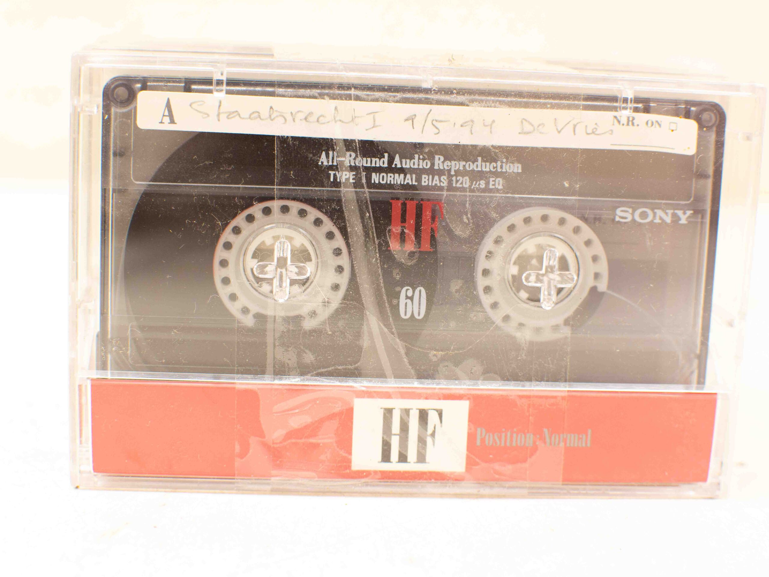 4 Sony cassettbandjes 38215