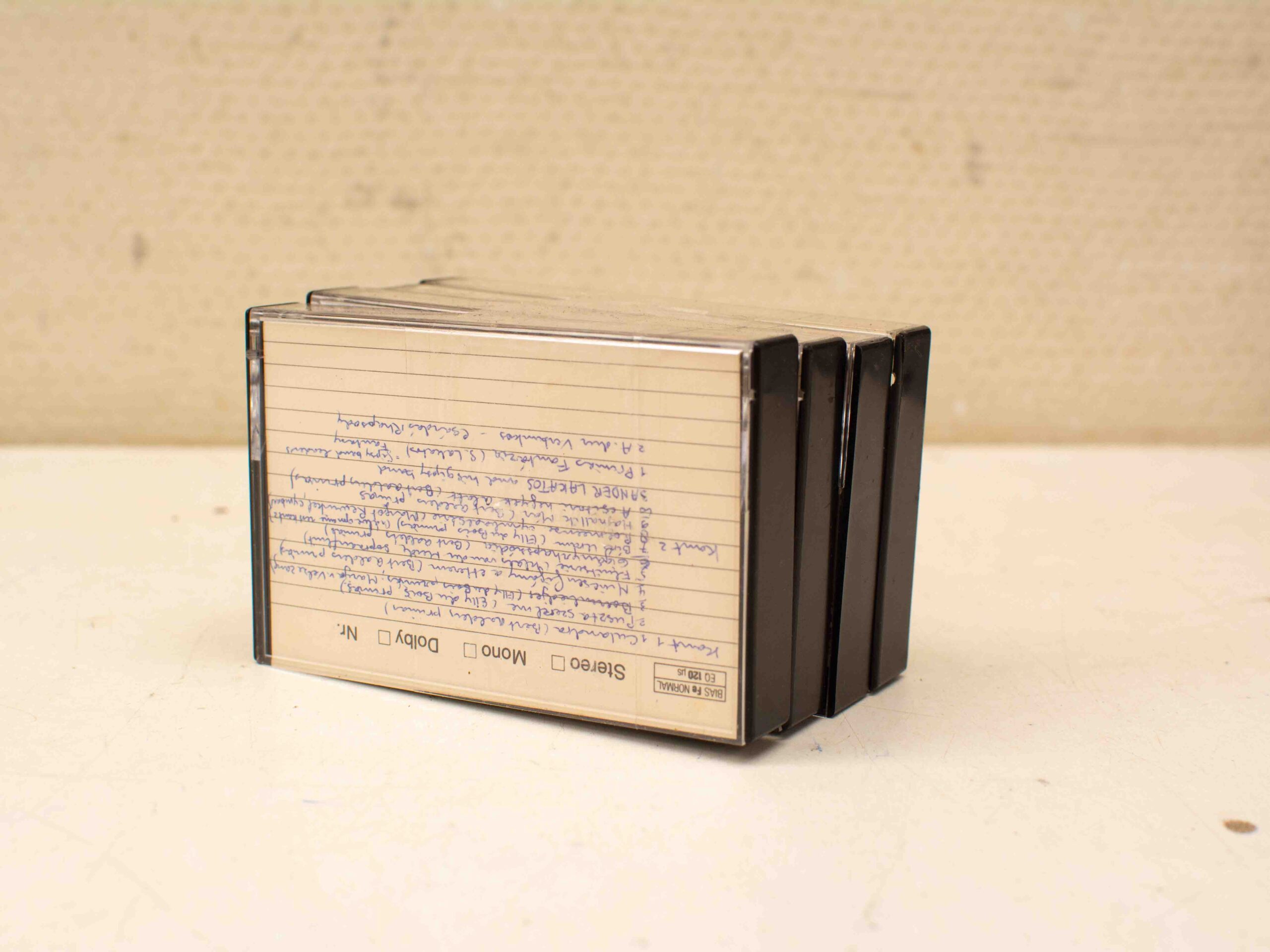 4 Basf cassettebandjes 38258