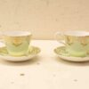 4 Regency Bone china kop en schoteltje 38513