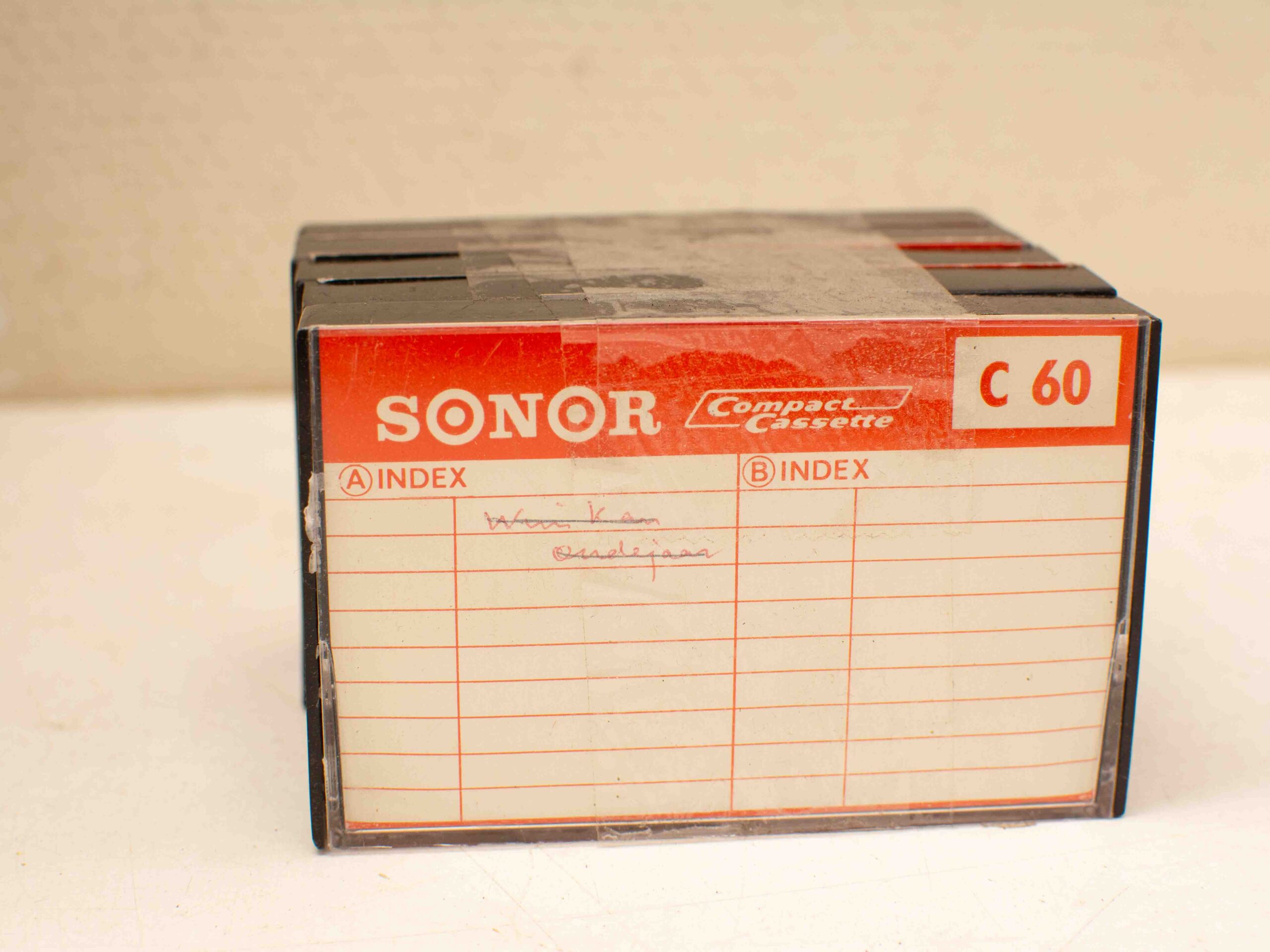 5 Sonor cassettebandjes 38786