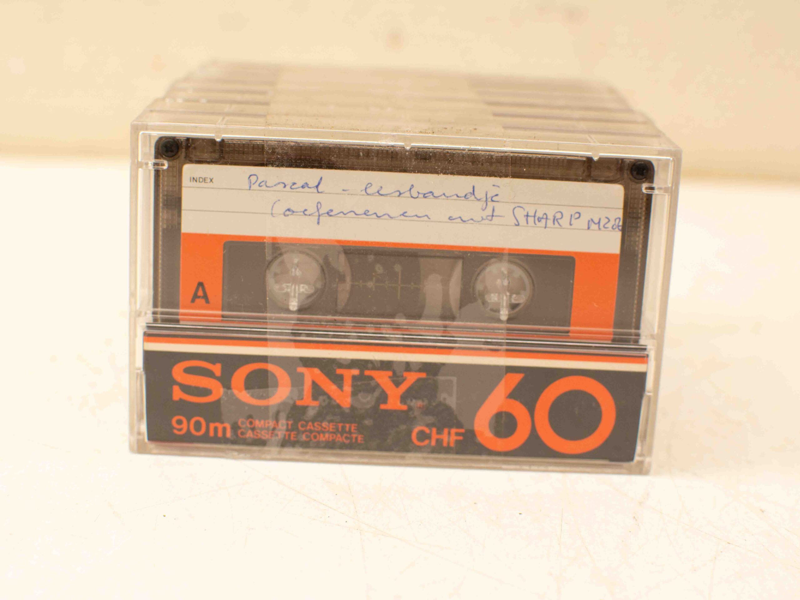 7 Sony cassettebandjes 38424