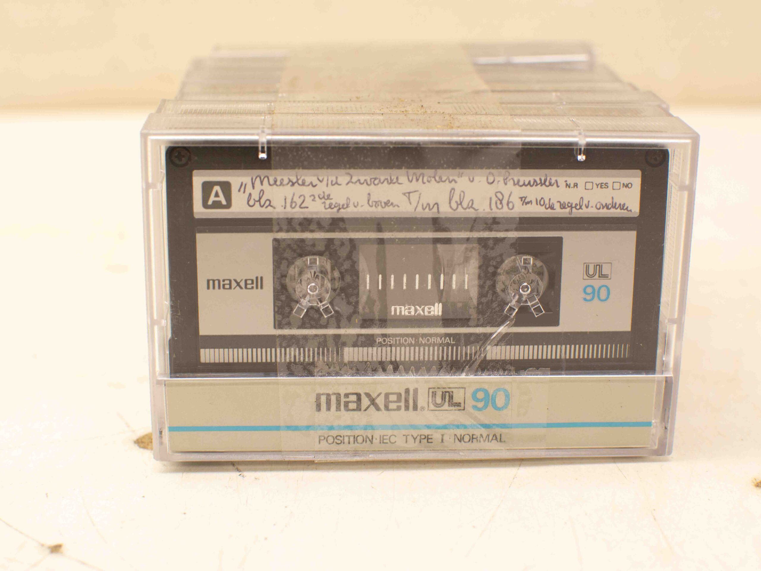 8 Maxell cassettebandjes 38468