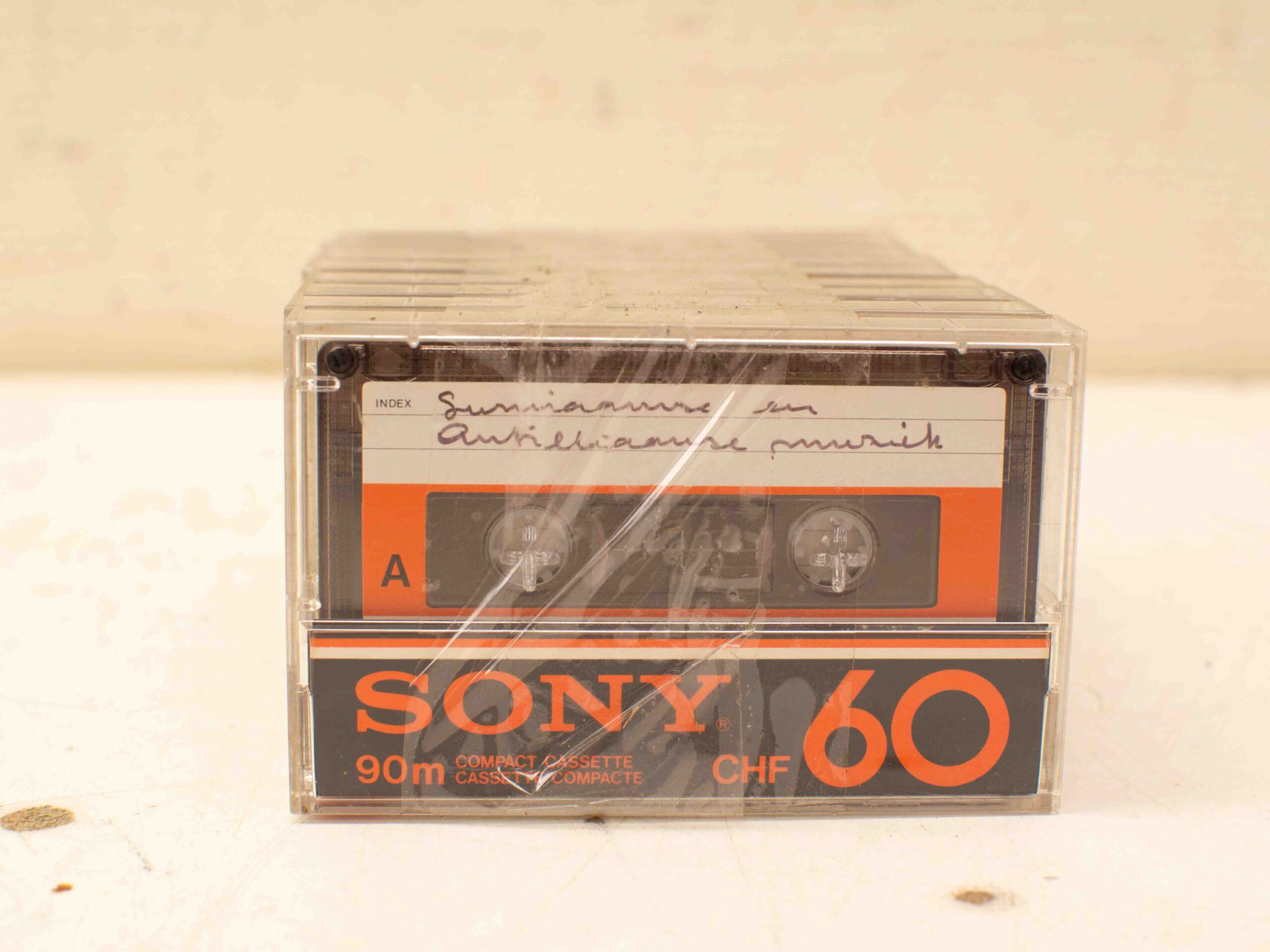 9 Sony cassettebandjes 38394