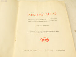 Alternative view of Esso Auto boekje Ken Uw Auto 38884