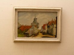 Schilderij van een straatje 39548