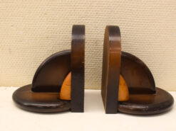 2 Houten boekensteunen 44293