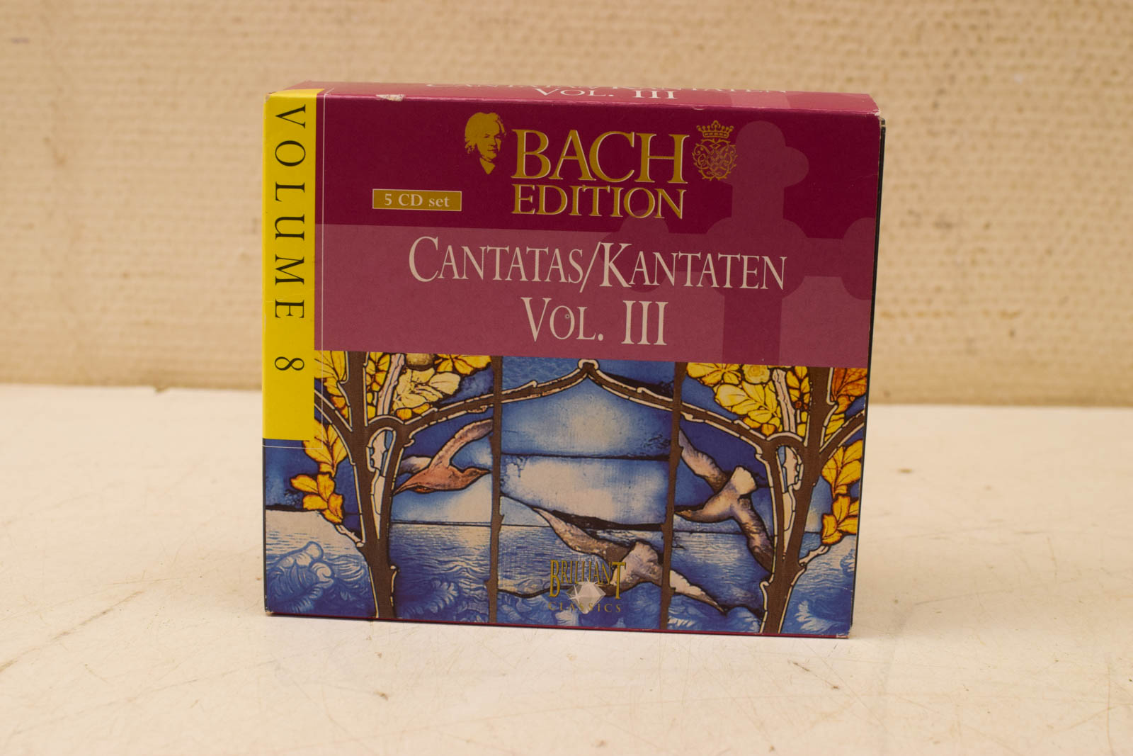 5 Delig  CD set van Bach Edition  Cantatas/Kantaten vol lll 44474