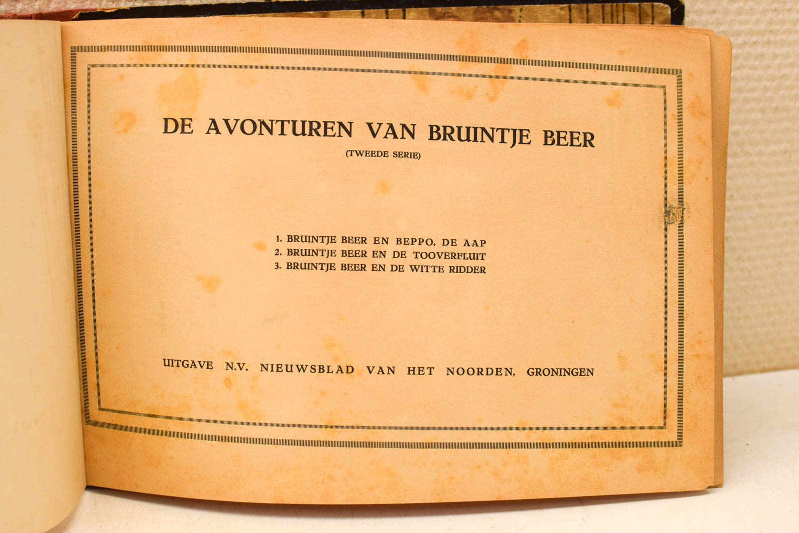 Avonturen van bruintje beer  44700