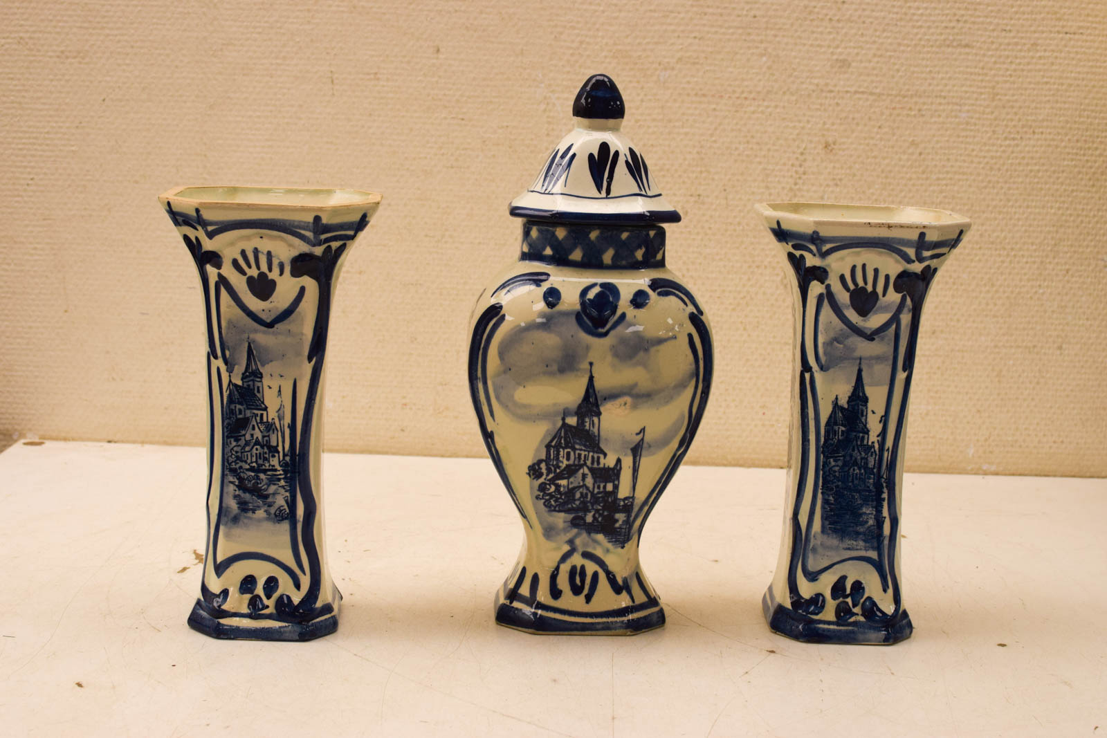 Delft Blauw vazen set  44452