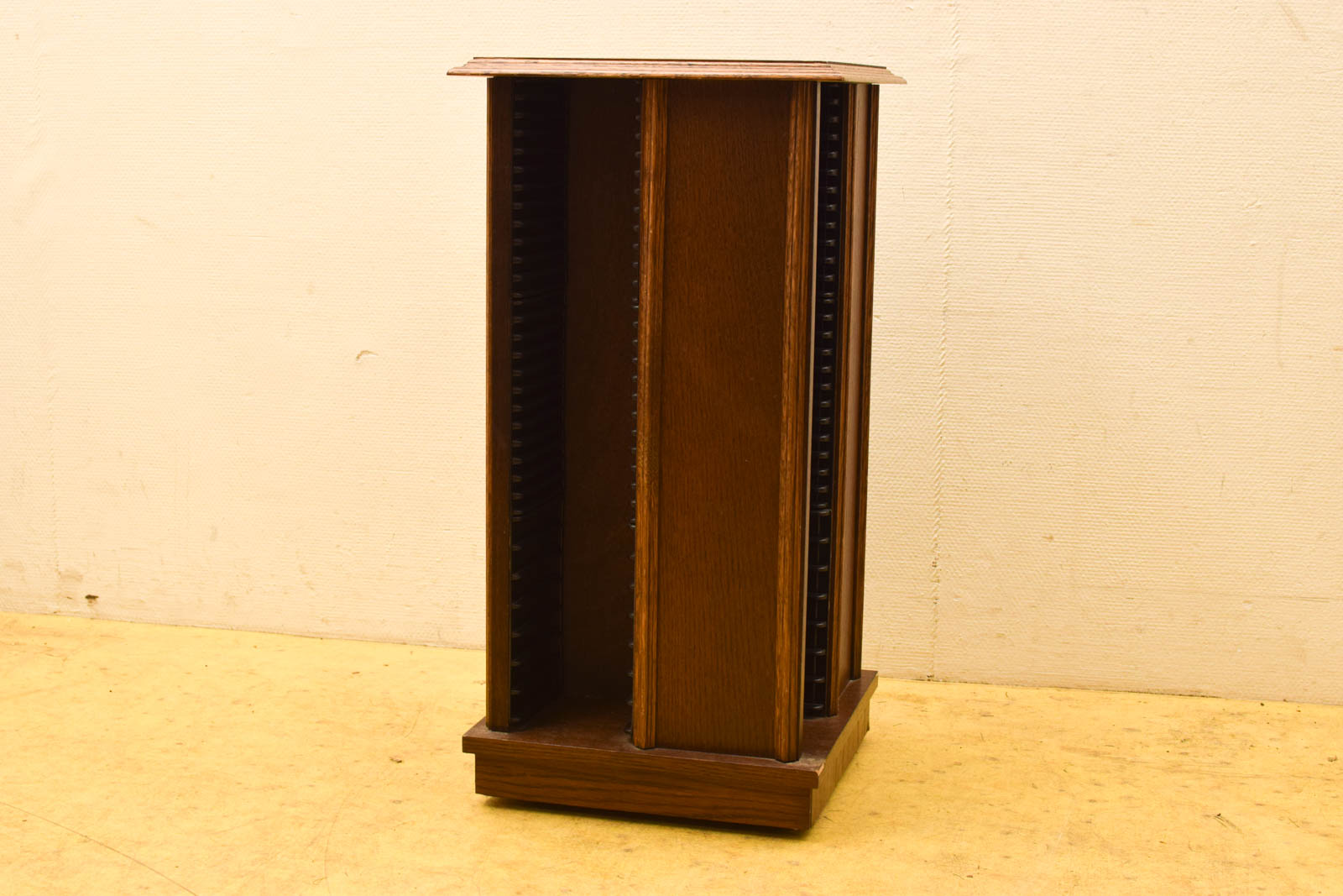 Houten draaibare cd rek 44662