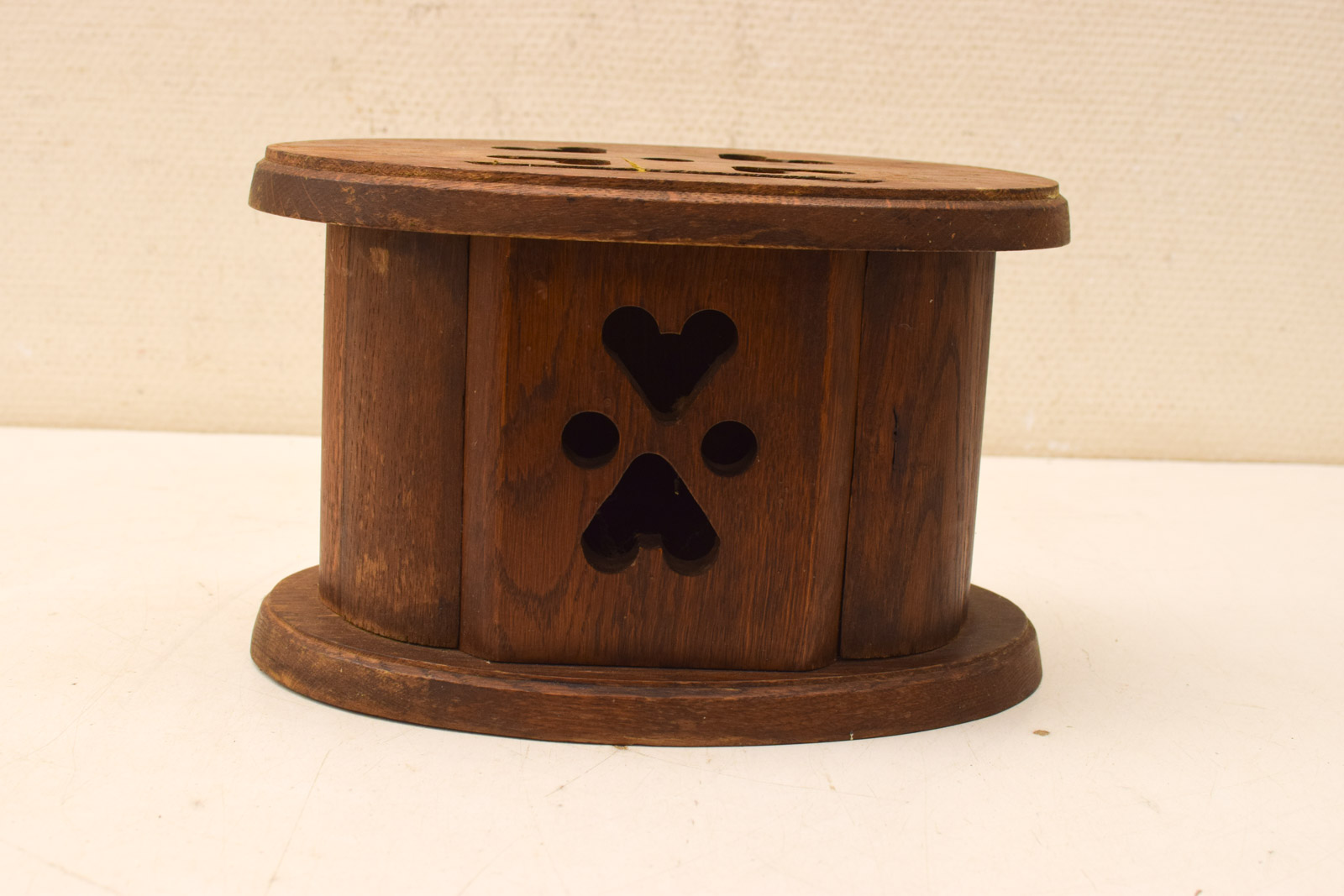 Ovale  Houten Stoof 44455