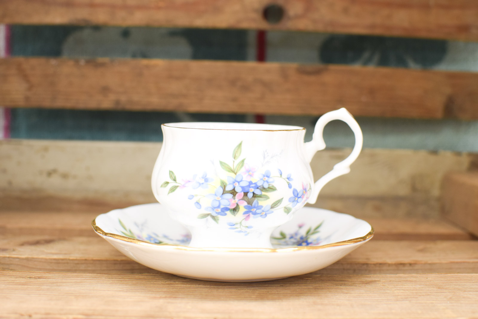 Royal Windsor porseleinen kop en schotel  44484