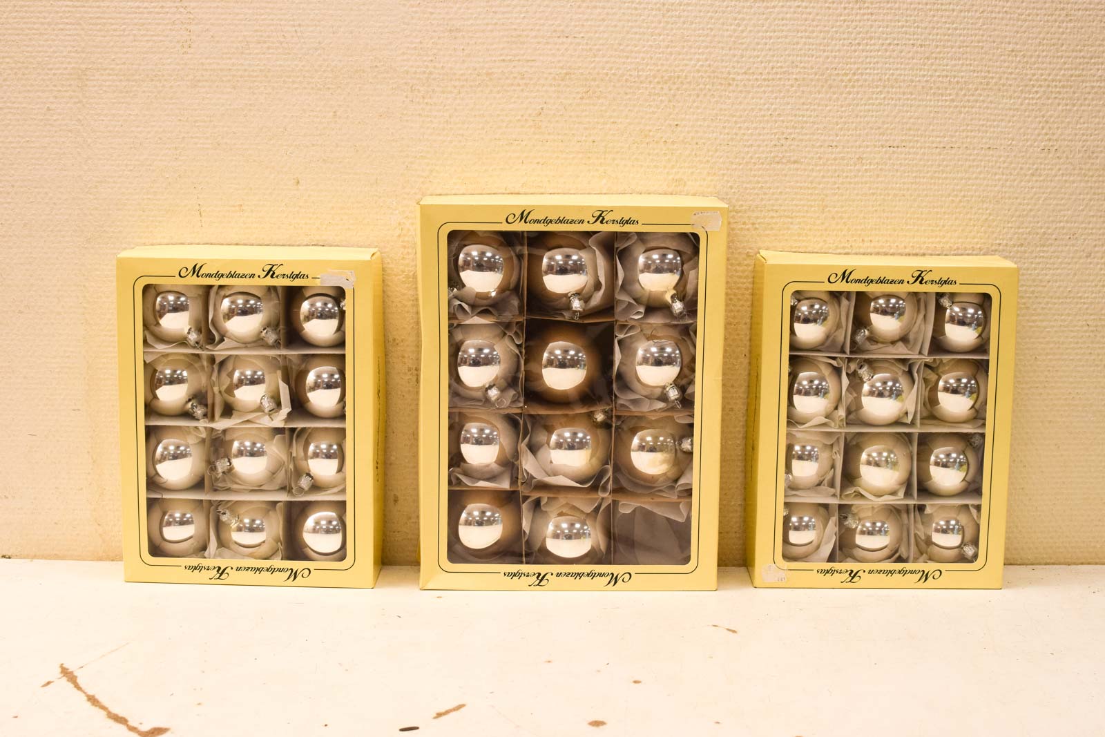 25 stuks Mondgeblazen Kerstglas  44890