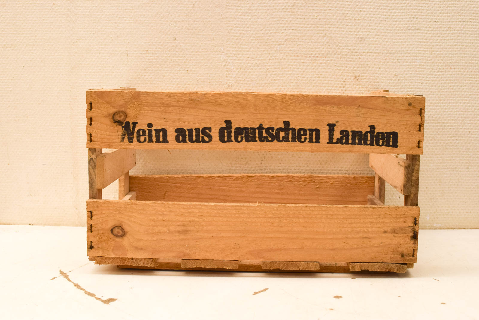 Houten kratje met tekst 44935