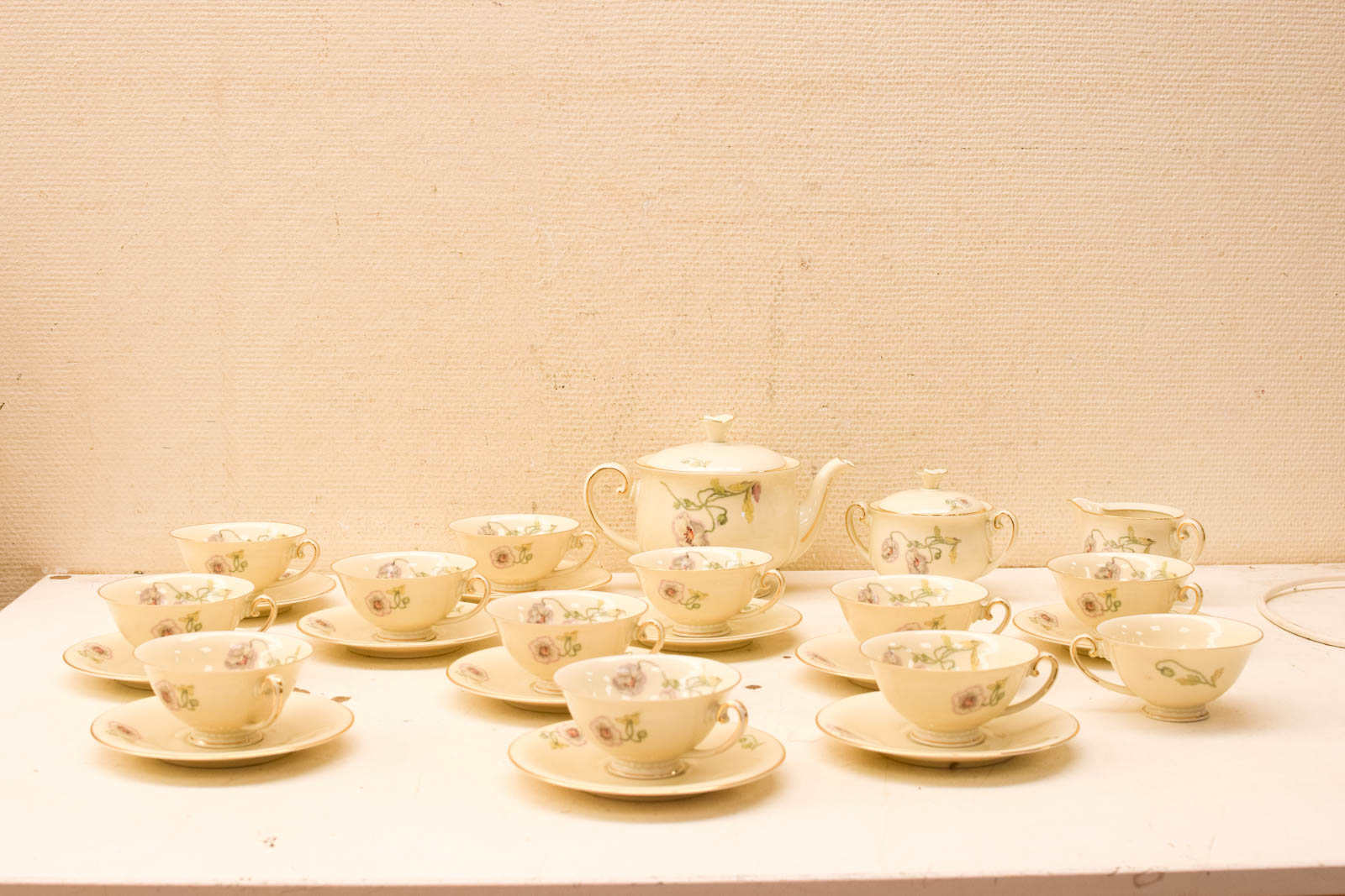 28 delige  Pirken Hammer porseleinen Thee servies 44992