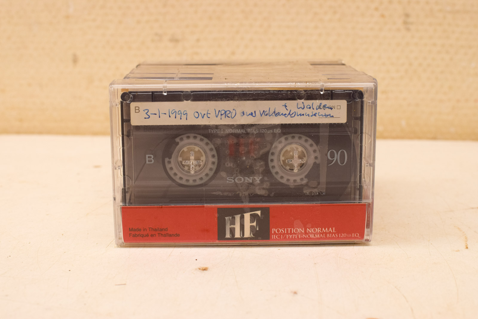 7 stuks sony cassettebandjes  45004