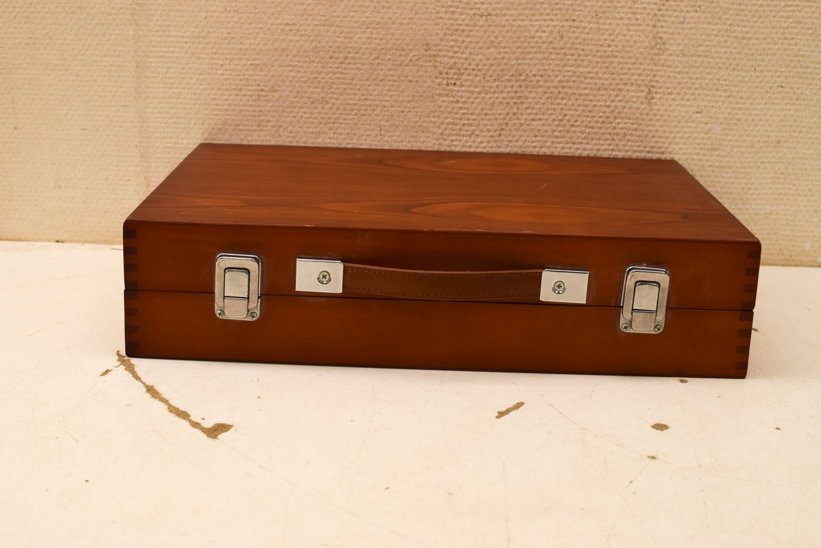 Houten koffer / Houten tekenkoffer  45031
