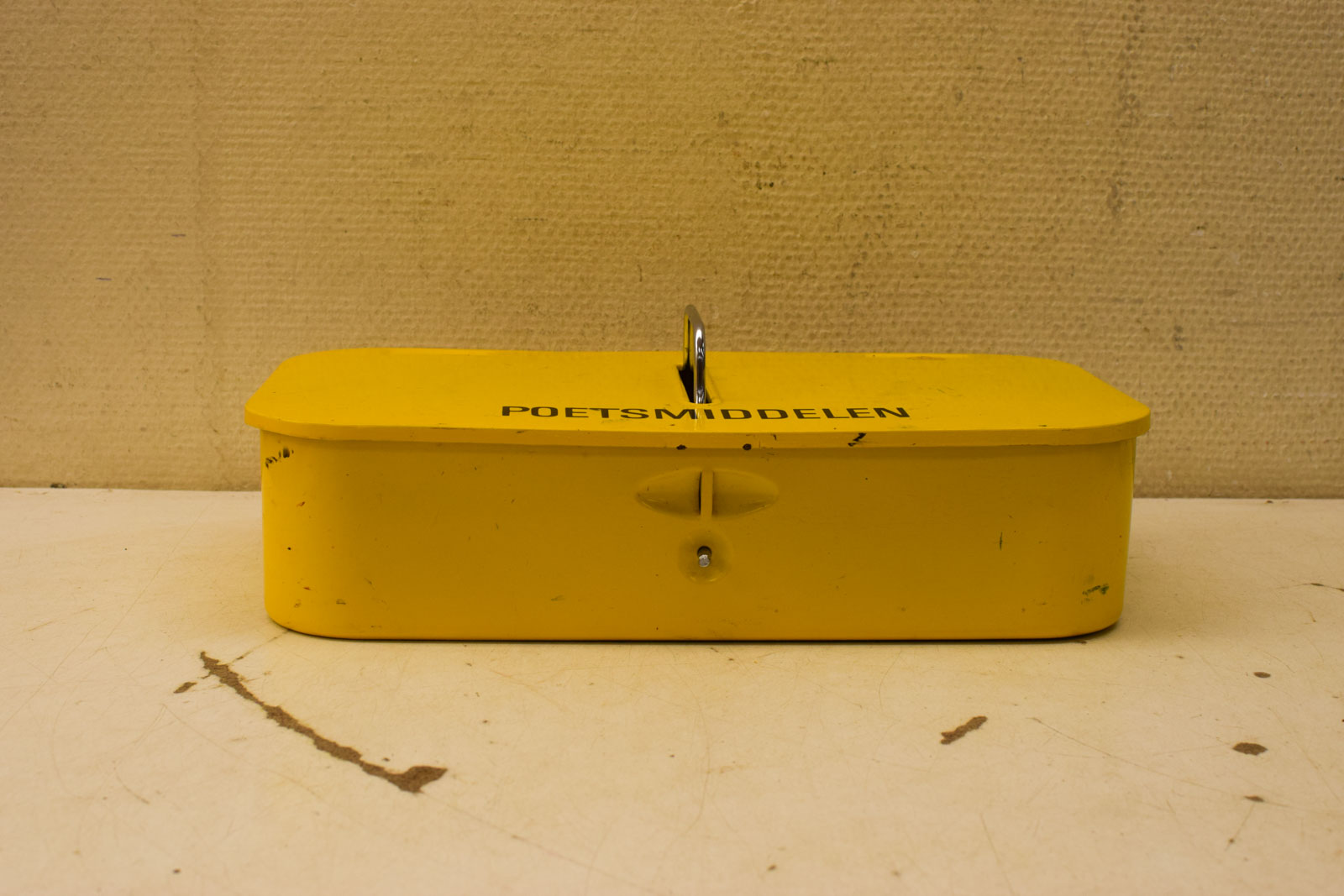 vintage Poetsmiddelen trommel/doos 45291