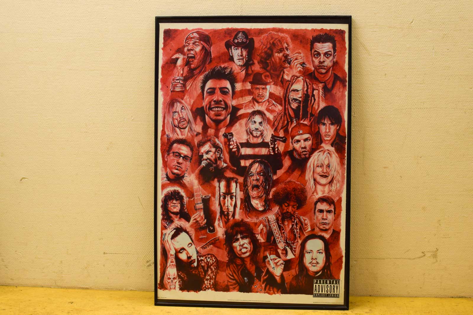Parental Advisory explict lyrics poster  45040
