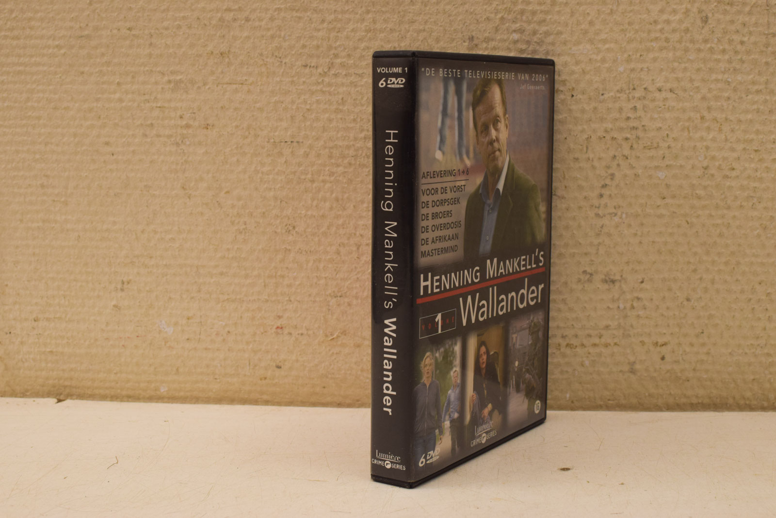 6 stuks dvd  Henning Mankells Wallander 1 Aflevering 1 tot 6  45454