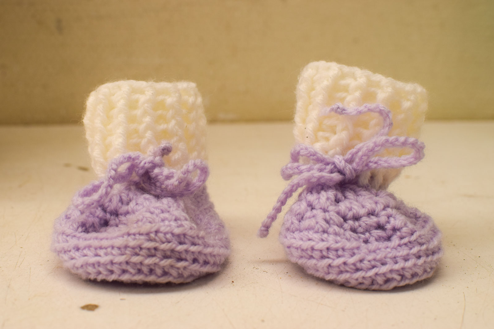 Zelfgemaakte baby slofjes  45486
