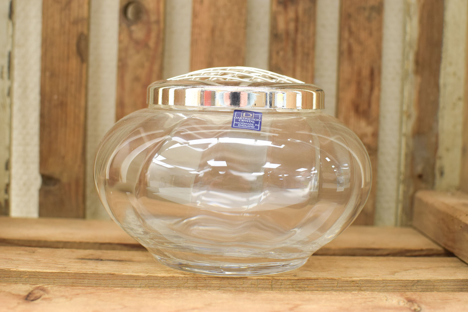 Dartington cristal rose bol vaas 45487