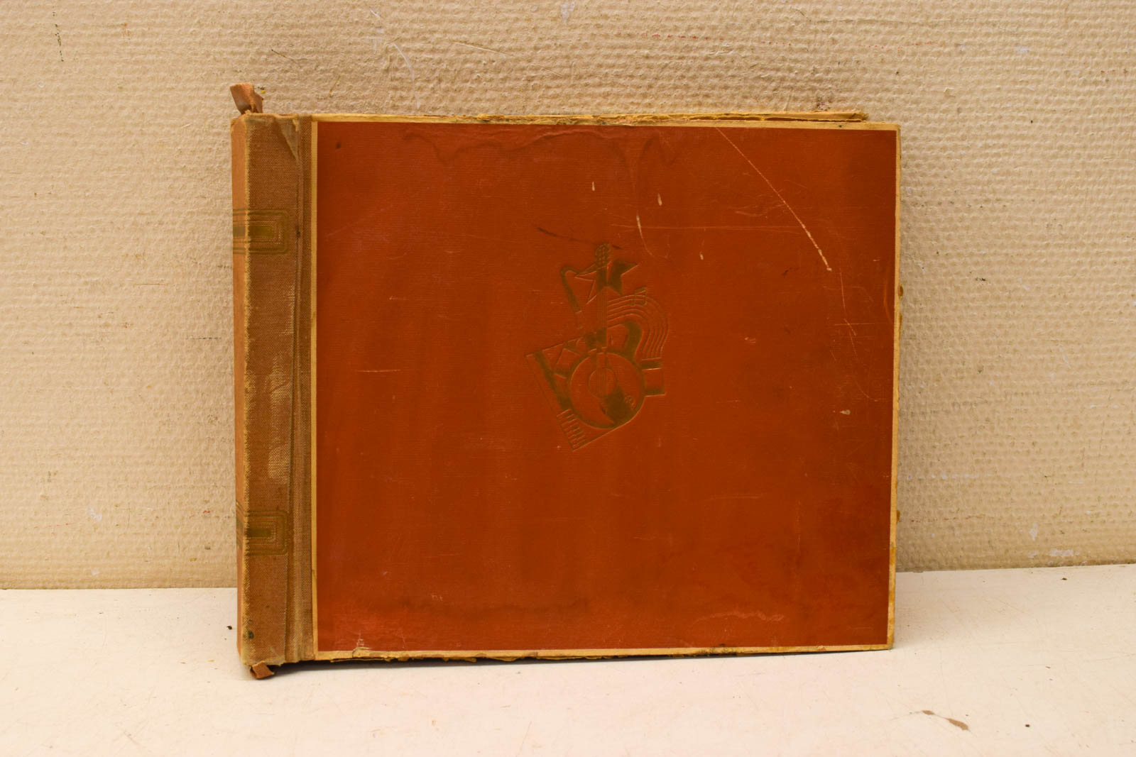 Grammofoonplaten / lp  in een boek pakkelieet 45595