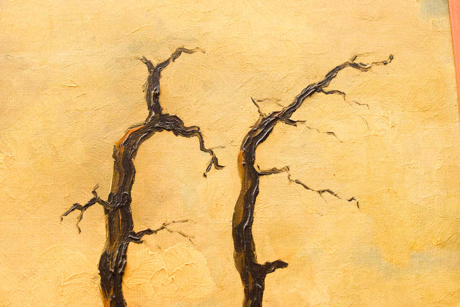 Schilderij van 2 bomen  45623