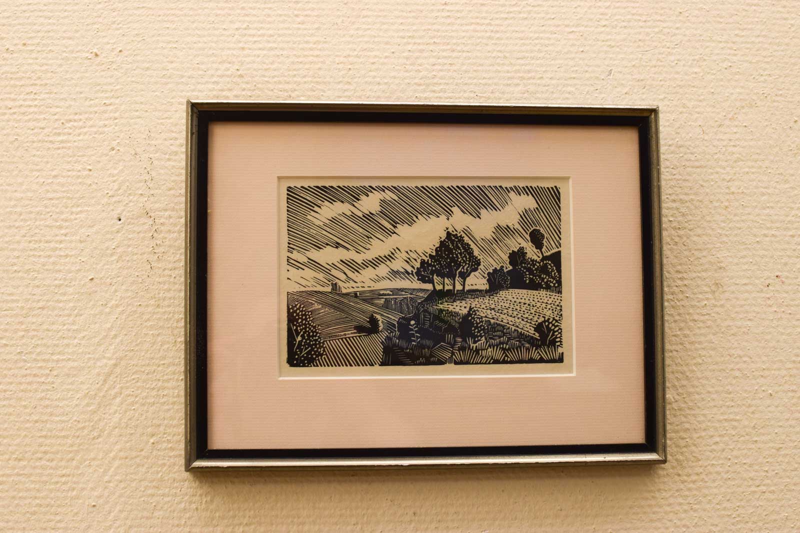 prent van een landschap 45638