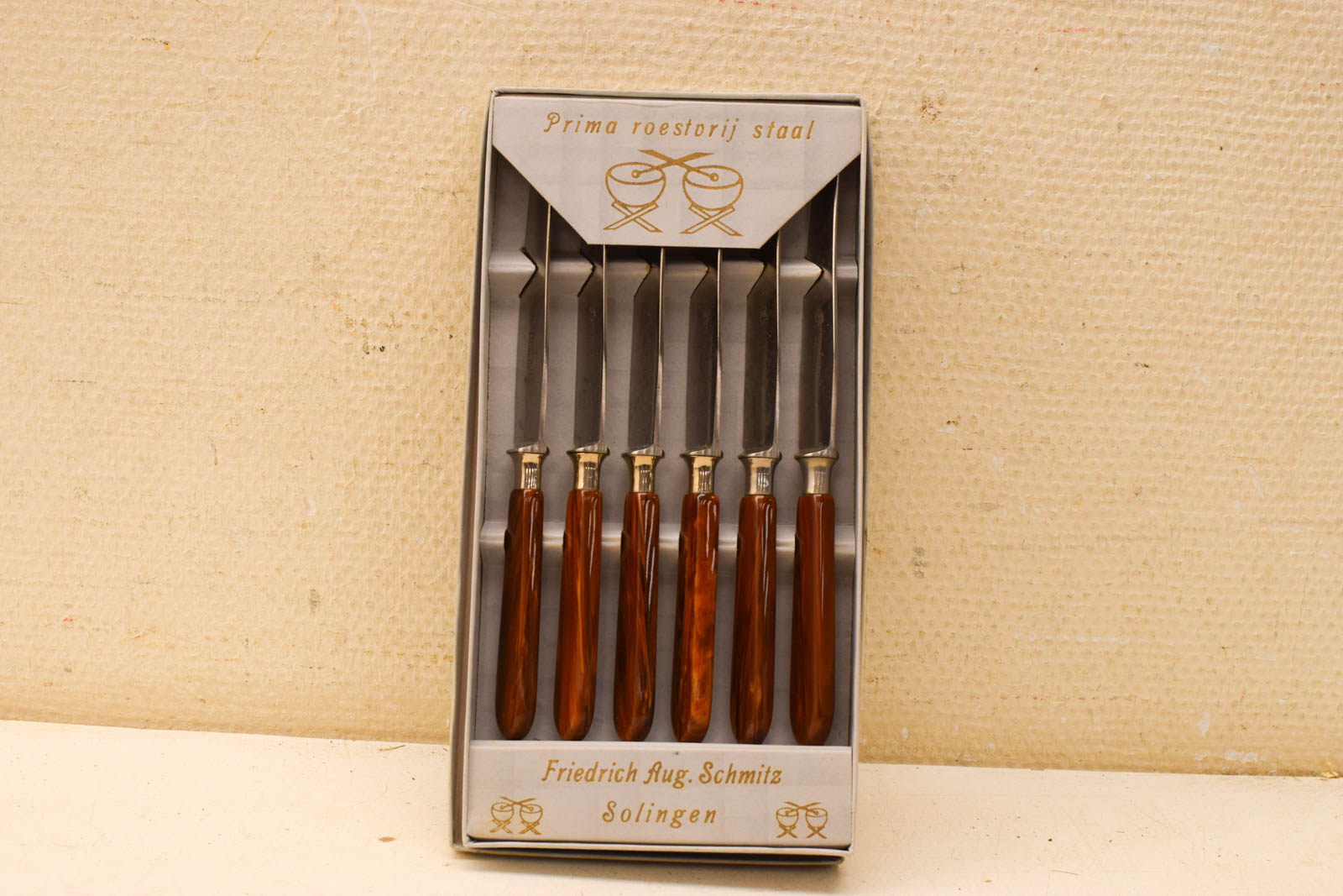 6 stuks   Friedrich flug Schmitz Solingen  messen  45673