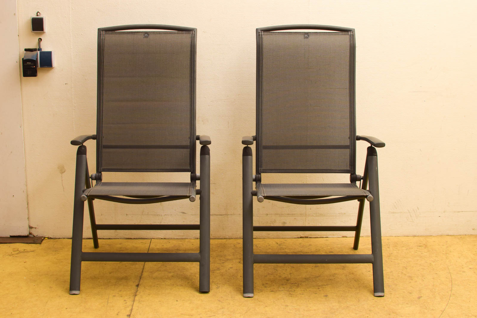 2 stuks PR Design inklapbare tuinstoelen  45698