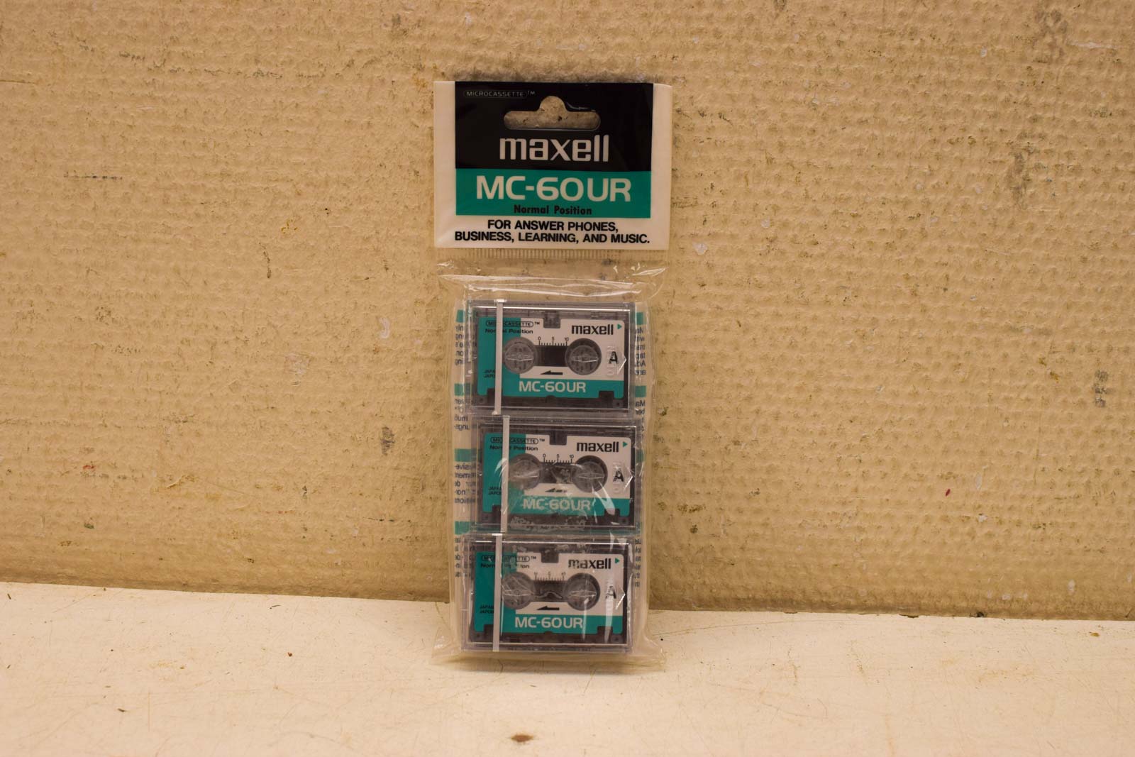 3 stuks maxell cassettebandjes  45779