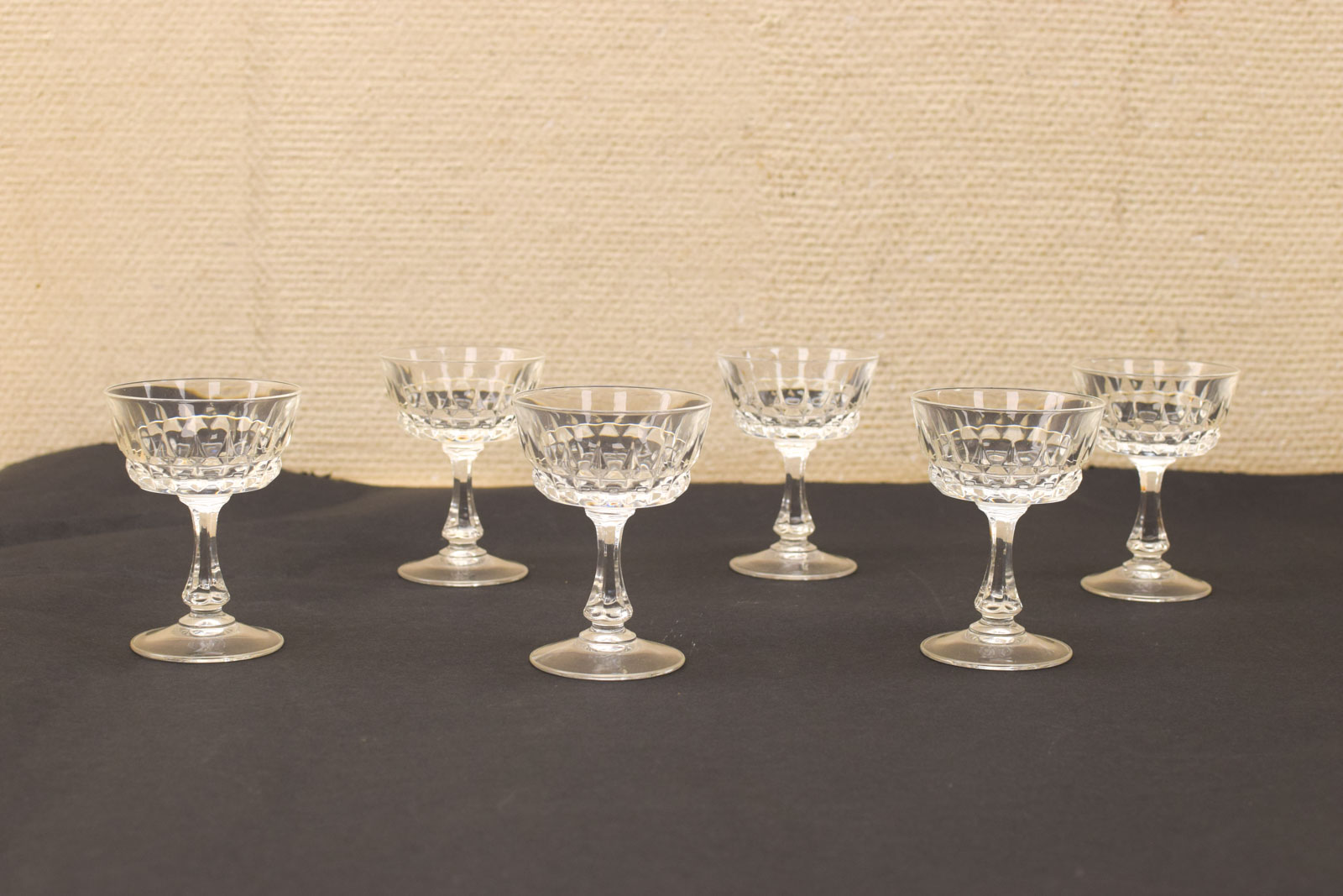 6 stuks champagneglazen  45805