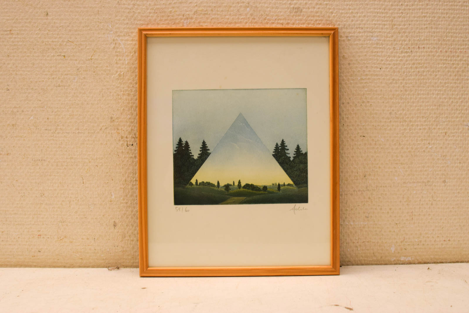 Prent van het landschap 45836