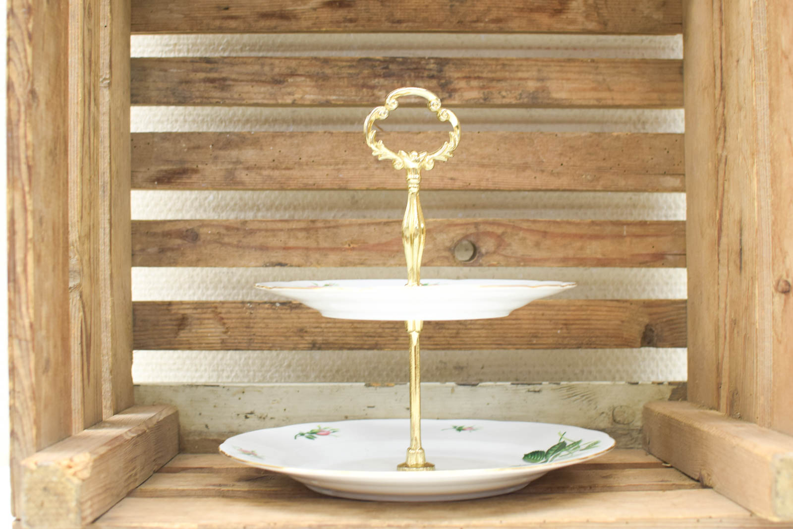 Rose porseleinen Etagere  45862